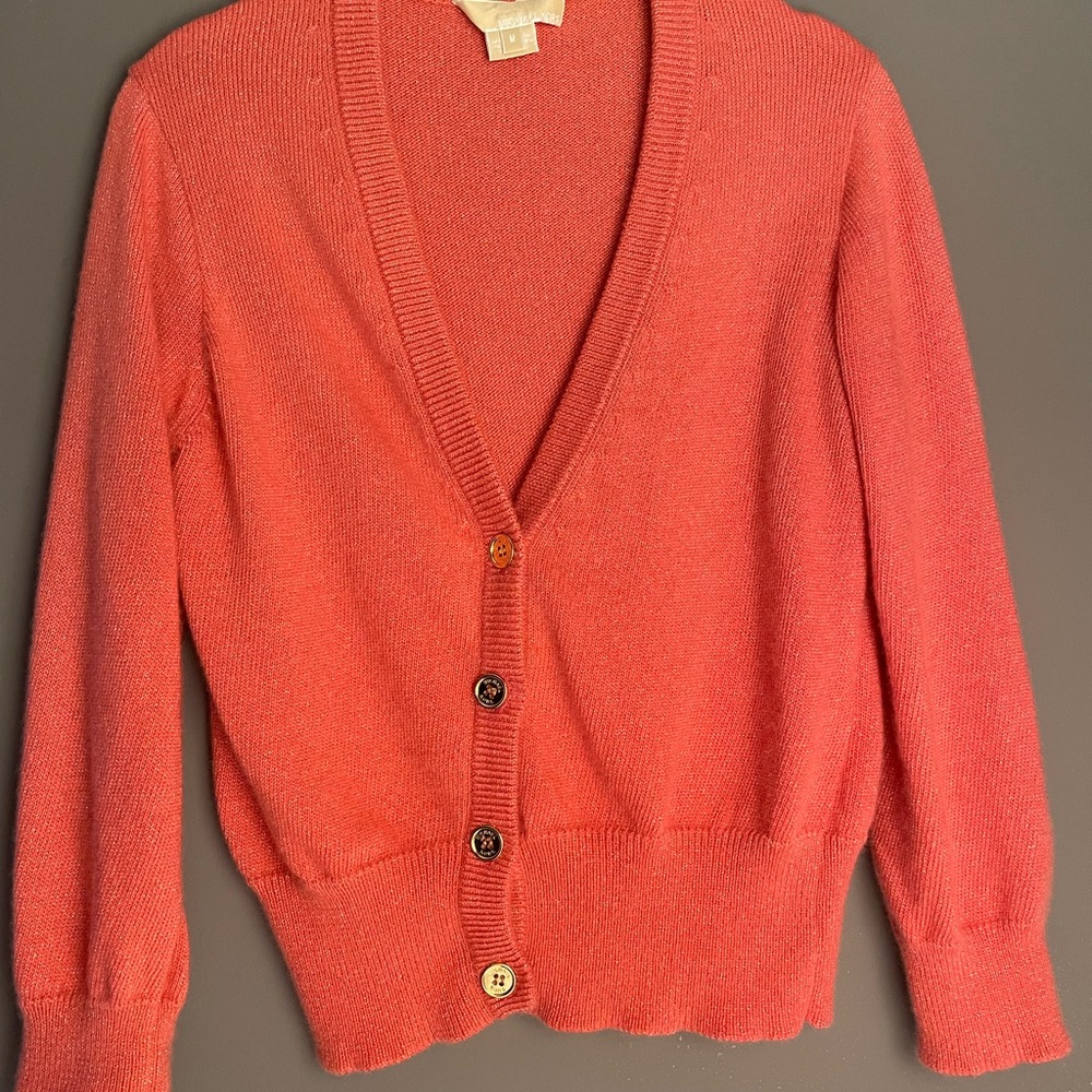 Michael Kors Coral Cardigan Sweater
